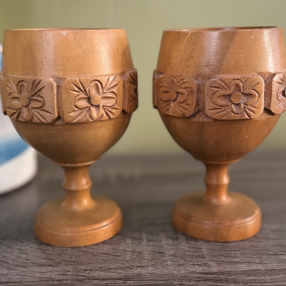 Pair of Vintage Mid-Century Modern Tiki Bar Drinkware/Decor - Picture 5 of 10